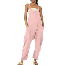 Load image into Gallery viewer, Women's Jumpsuit Maternity Solid Color V Neck Regular Fit Sleeveless