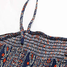 Load image into Gallery viewer, Women's Jumpsuit Pocket Print Geometric Square