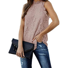 Load image into Gallery viewer, Women's Lace Crochet Hollow Out Tank Top