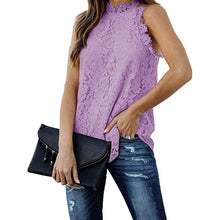Load image into Gallery viewer, Women's Lace Crochet Hollow Out Tank Top