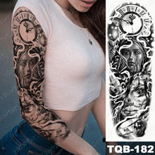 Load image into Gallery viewer, Womens Large Waterproof Temporary Sticker Tattoo Tiger Fox Luxury Design From Wonderland