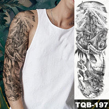 Load image into Gallery viewer, Womens Large Waterproof Temporary Sticker Tattoo Tiger Fox Luxury Design From Wonderland