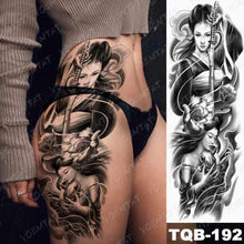 Load image into Gallery viewer, Womens Large Waterproof Temporary Sticker Tattoo Tiger Fox Luxury Design From Wonderland