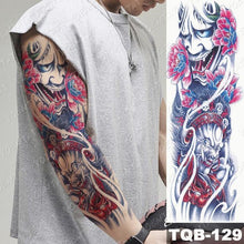 Load image into Gallery viewer, Womens Large Waterproof Temporary Sticker Tattoo Tiger Fox Luxury Design From Wonderland