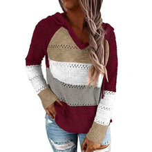Load image into Gallery viewer, Women's Lightweight and Breathable Knit Hoodie
