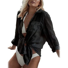 Load image into Gallery viewer, Women's Long Sleeve Beach Shirt Blouse