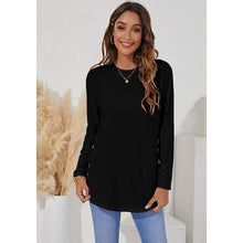 Load image into Gallery viewer, Women's Long Sleeve Crew Neck T-Shirt