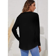 Load image into Gallery viewer, Women's Long Sleeve Crew Neck T-Shirt