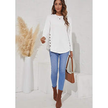 Load image into Gallery viewer, Women's Long Sleeve Crew Neck T-Shirt