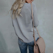 Load image into Gallery viewer, Women's Long Sleeve Crewneck Cute Heart Knitted Sweaters