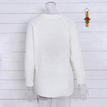 Load image into Gallery viewer, Women's Long Sleeve Crewneck Cute Heart Knitted Sweaters