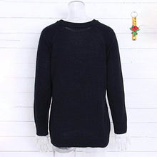 Load image into Gallery viewer, Women's Long Sleeve Crewneck Cute Heart Knitted Sweaters
