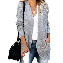 Load image into Gallery viewer, Women's Long Sleeve Knit Cardigan Sweater