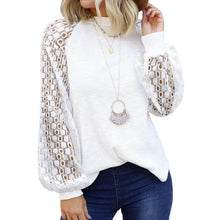 Load image into Gallery viewer, Women's Long Sleeve Lace Top
