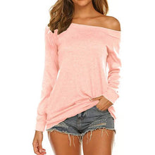 Load image into Gallery viewer, Women's Long Sleeve Off Shoulder Top