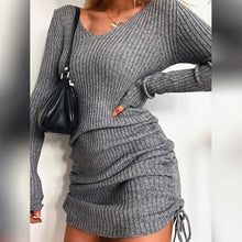 Load image into Gallery viewer, Women's Long Sleeve Sweater Dress