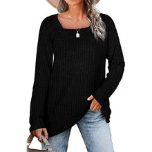 Load image into Gallery viewer, Women's Long Sleeve V Neck Sweater Tops