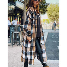 Load image into Gallery viewer, Womens Lounge Lapel Button Up Long Sleeve