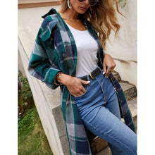Load image into Gallery viewer, Womens Lounge Lapel Button Up Long Sleeve