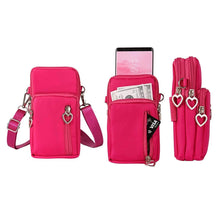 Load image into Gallery viewer, Women's Mini Cross-Body Shoulder Strap Cell Phone Wallet Pouch Bag Purse