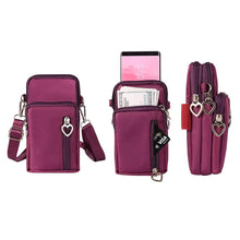 Load image into Gallery viewer, Women's Mini Cross-Body Shoulder Strap Cell Phone Wallet Pouch Bag Purse