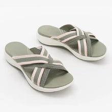 Load image into Gallery viewer, Womens New Summer Retro Sandals Flat Casual Elegant Soft Modern Beach Sandals