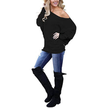Load image into Gallery viewer, Women's Off-Shoulder Long-Sleeved Top