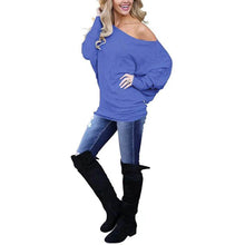 Load image into Gallery viewer, Women's Off-Shoulder Long-Sleeved Top