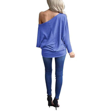Load image into Gallery viewer, Women's Off-Shoulder Long-Sleeved Top