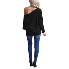 Load image into Gallery viewer, Women's Off-Shoulder Long-Sleeved Top