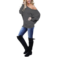Load image into Gallery viewer, Women's Off-Shoulder Long-Sleeved Top