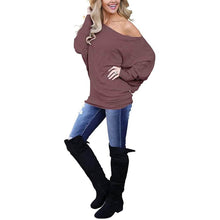 Load image into Gallery viewer, Women's Off-Shoulder Long-Sleeved Top