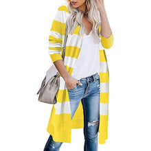 Load image into Gallery viewer, Women’s Open Front Long Cardigan Long Sleeves Lightweight Knit Fall Sweater
