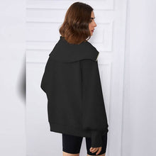 Load image into Gallery viewer, Womens Oversized Half Zip Pullover Sweatshirts Hoodie