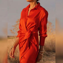 Load image into Gallery viewer, Women's Party Shirt Dress