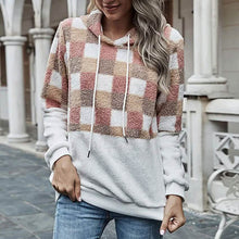 Load image into Gallery viewer, Women's Plaid Casual Daily Sports Other Prints Streetwear Hoodies