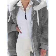 Load image into Gallery viewer, Women's Plus Size Hoodie Coat Long Sleeve