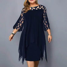 Load image into Gallery viewer, Women's Plus Size Solid Color Sheath Dress