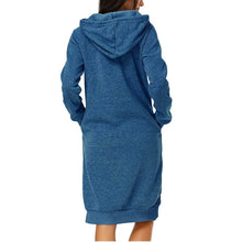 Load image into Gallery viewer, Womens Pullover Hoodie Dress