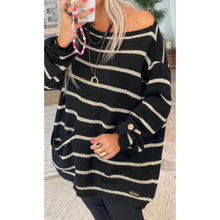 Load image into Gallery viewer, Women's Pullover Jumper Cable Knit Tunic Knitted Print Crew Neck