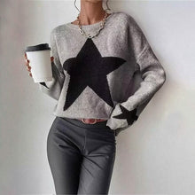 Load image into Gallery viewer, Women's Ribbed Knit Pullover Sweater