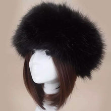 Load image into Gallery viewer, Women's Russian Faux Fluffy Fox Fur Hat