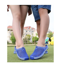 Load image into Gallery viewer, Womens Sandals Summer Fashion Hollow Out Breathable Beach Slippers Flip Flops EVA Massage Slippers Sandals Garden Clogs Shoes Women's Breathable Sandals Water Slippers