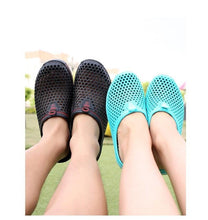 Load image into Gallery viewer, Womens Sandals Summer Fashion Hollow Out Breathable Beach Slippers Flip Flops EVA Massage Slippers Sandals Garden Clogs Shoes Women's Breathable Sandals Water Slippers