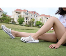 Load image into Gallery viewer, Womens Sandals Summer Fashion Hollow Out Breathable Beach Slippers Flip Flops EVA Massage Slippers Sandals Garden Clogs Shoes Women's Breathable Sandals Water Slippers