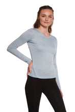Load image into Gallery viewer, Clearance Women's Scoop Neck 100% Bamboo Viscose Long Sleeve Shirt