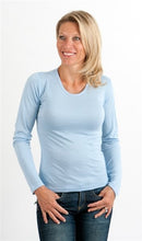 Load image into Gallery viewer, Clearance Women's Scoop Neck 100% Bamboo Viscose Long Sleeve Shirt