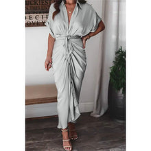 Load image into Gallery viewer, Women's Shirt Maxi Long Dress