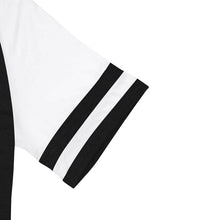Load image into Gallery viewer, Womens Short Sleeve Shirts Crew Neck Color Block