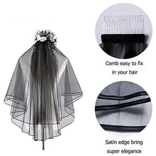 Load image into Gallery viewer, Women's Simple Bridal Veil with Comb